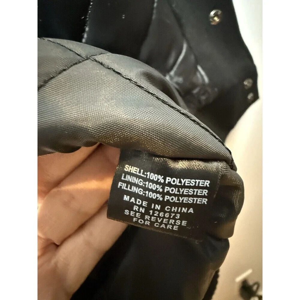 Philadelphia Eagles NFL Ultra Game Men's Triple Black Jacket Coat $160 Tag (MED)